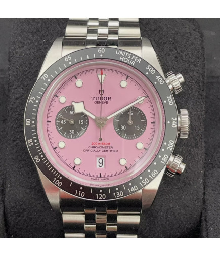 Tudor Black Bay Chrono Dial Rosa ( Miami) Ref: 79360N Año 2025 Full set