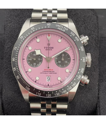 Tudor Black Bay Chrono Dial Rosa ( Miami) Ref: 79360N Año 2025 Full set