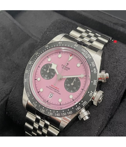 Tudor Black Bay Chrono Dial Rosa ( Miami) Ref: 79360N Año 2025 Full set
