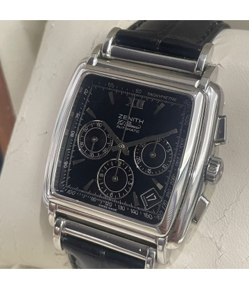 ZENITH El Primero Ref. 90/01 0420 400 36x36mm Año 2000 Caja y Documentacion