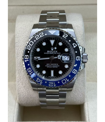 ROLEX GMT-Master II Ref.: 116710BLNR (Batman) Año 2015 Algunas Pegatinas