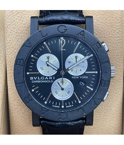 BVLGARI Bvlgari Carbonogold 38mm Ref.: BB38CLCH Año 2005 full set