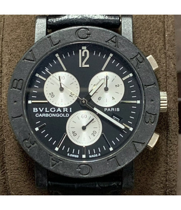 BVLGARI CarbonoGold Chronograph "París" Ref. BB38CLCH 38mm Año Aprox.: 2000–2005