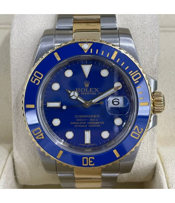 Rolex Submariner ref.116613LB 40mm Ceramico Primera Serie Año 2011 Full Set