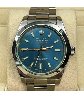 Rolex Milgauss 116400Gv Dial Azul 2023 Full Set