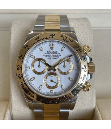 Rolex Daytona Acero y Oro - Ref:116503 - Esfera Blanca -Año 2021 - Full set.