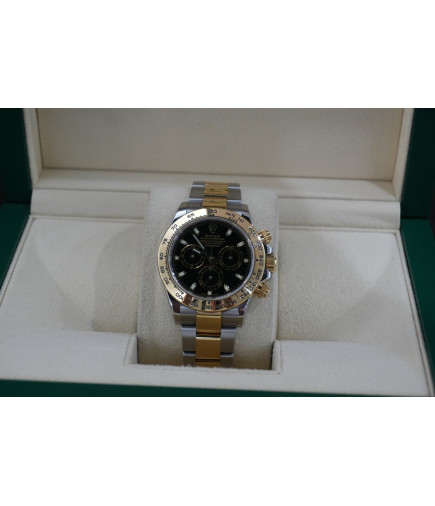 Rolex Daytona Acero y Oro Ref.116503 Full set Esfera Negra Año 2018.