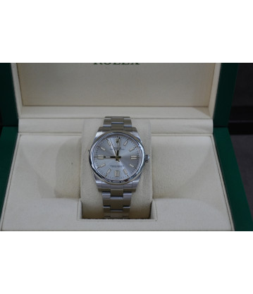 Rolex Oyster Perpetual 41 MM Año 2021 Ref:124300 Silver Dial Full set