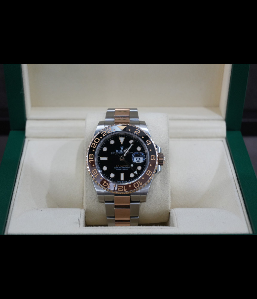 GMT MASTER ll Acero Oro Rosa Ref.: 126711CHNR Como Nuevo año 2018 full set.