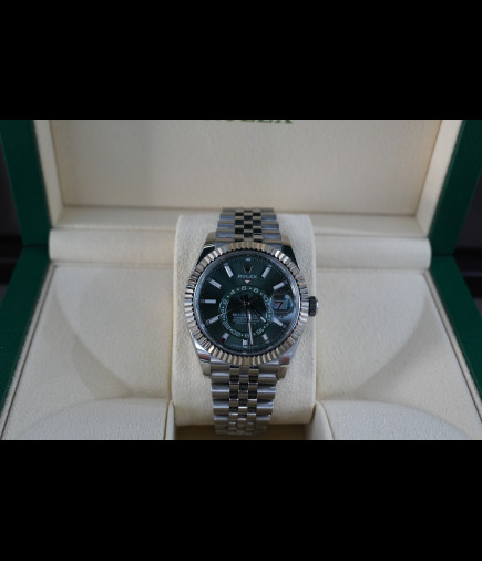 Sky Dweller ref.336934 esfera verde año 2024 full set jubilee 42mm calendario anual