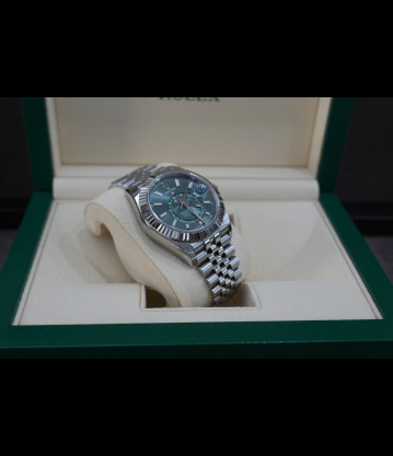 Sky Dweller ref.336934 esfera verde año 2024 full set jubilee 42mm calendario anual
