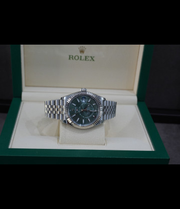 Sky Dweller ref.336934 esfera verde año 2024 full set jubilee 42mm calendario anual