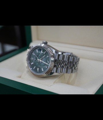 Sky Dweller ref.336934 esfera verde año 2024 full set jubilee 42mm calendario anual