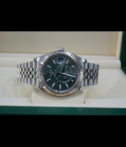 Sky Dweller ref.336934 esfera verde año 2024 full set jubilee 42mm calendario anual