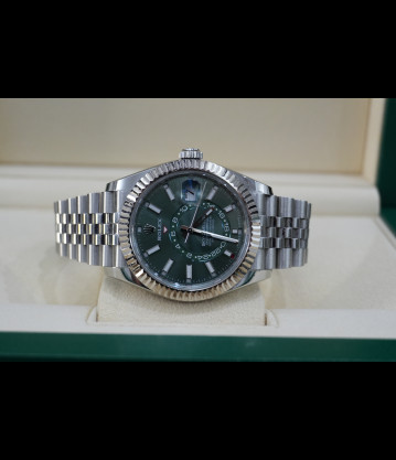 Sky Dweller ref.336934 esfera verde año 2024 full set jubilee 42mm calendario anual