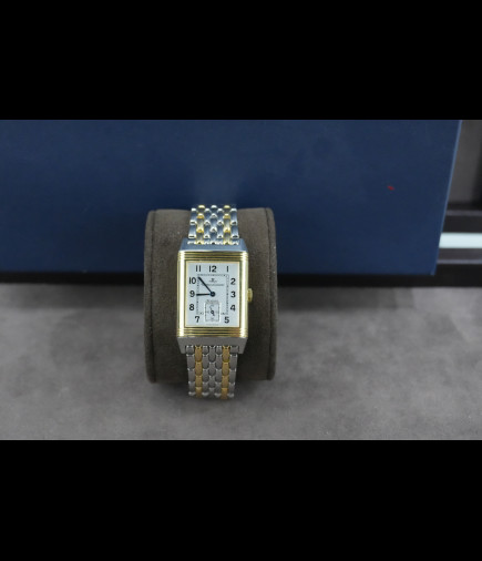 Jaeger-LeCoultre - Ref:270.550.622 - Cuerda manual - Acero y oro  Amarillo -  Año  2001 - estuche y  documentación.