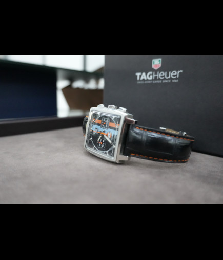 TAG Heuer Monaco Chronograph steve EDicion Limitada 4000 P  Caliber 11  macqueen Gulf estuche y documentacion.