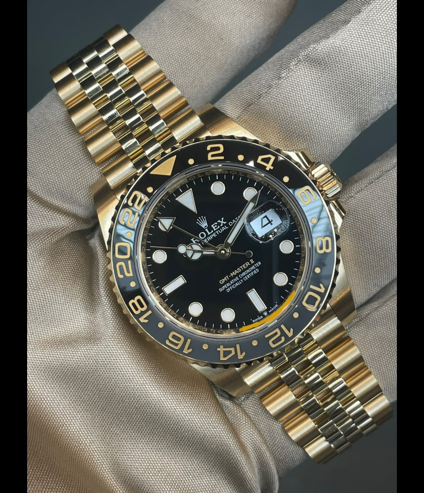 Rolex GMT-Master II GMT-MASTER II • REF 126718GRNR - AUTOMÁTICO • 40 MM • ORO AMARILLO DE 18K ESTUCHE Y DOCUMENTACIÓN.