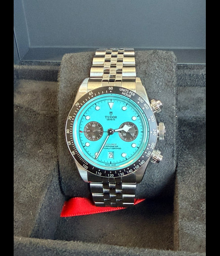 Tudor Black Bay Chrono Edición Especial "Flamingo Blue" 41mm Ref. 79360N Año 2026 Full Set